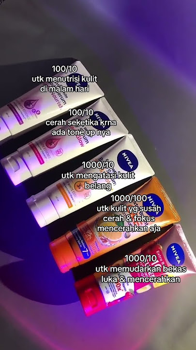 CERAH SEKETIKA! Rekomendasi Nivea Terbaik! Link Pembelian di Deskripsi Video