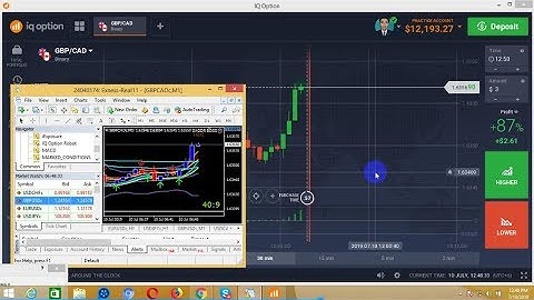IQ Option Live Trade With Mt4 indicator Signal (100% win) part 2