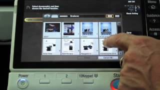Konica Minolta bizhub: How to Print from User Box