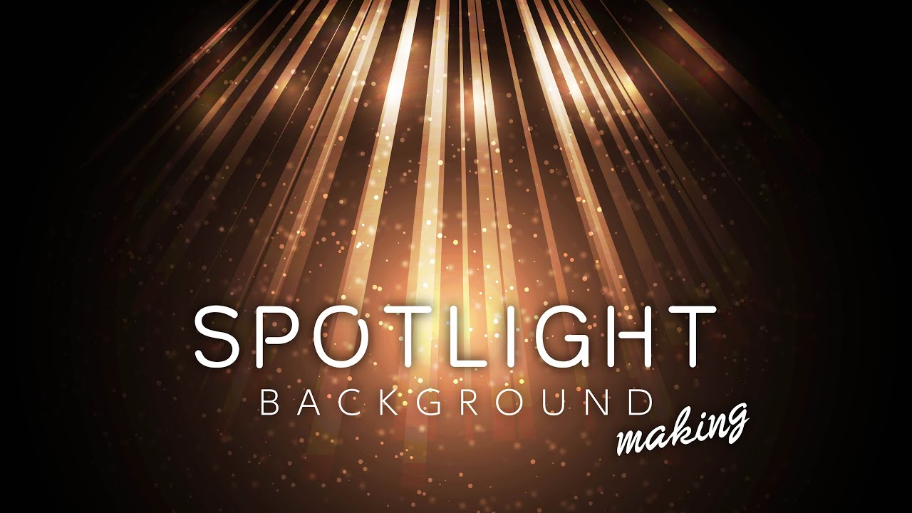 【イラストAC素材】スポットライト背景｜イラレメイキング