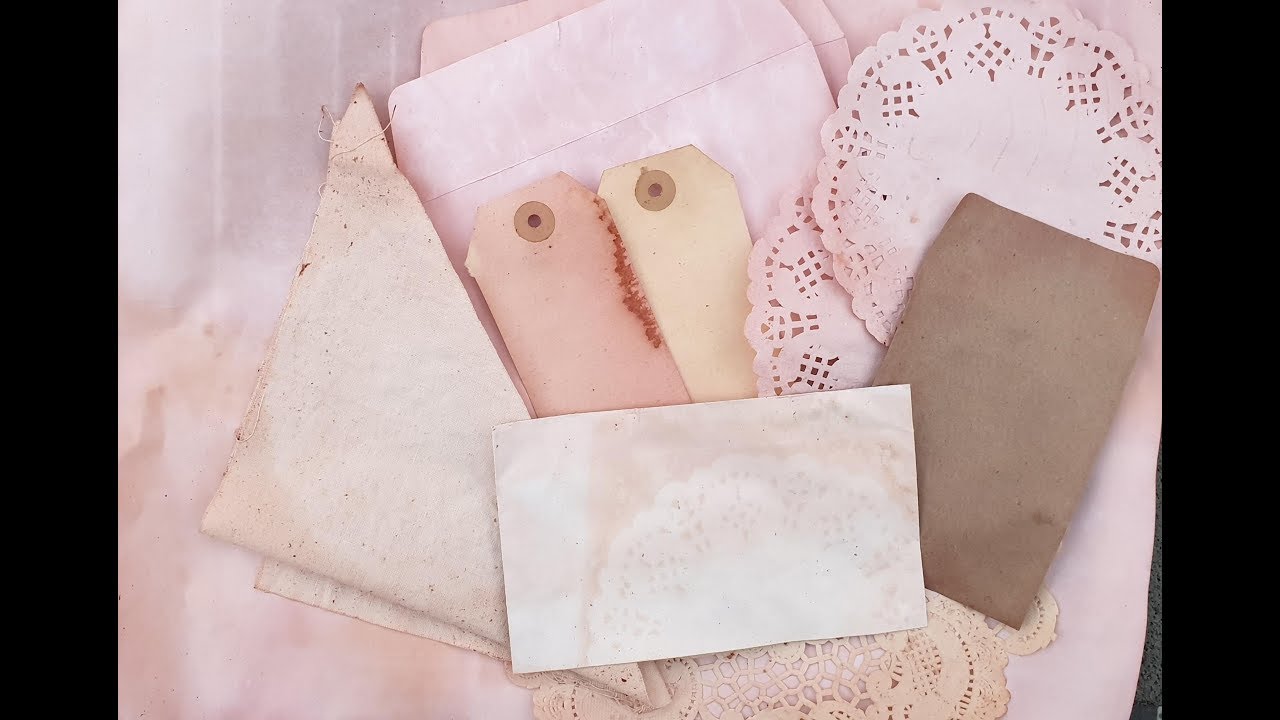 Learn How to Dye Pink Paper with this easy tutorial 