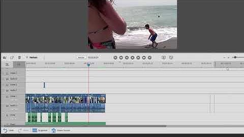 Clearing stray frames from a Premiere Elements project
