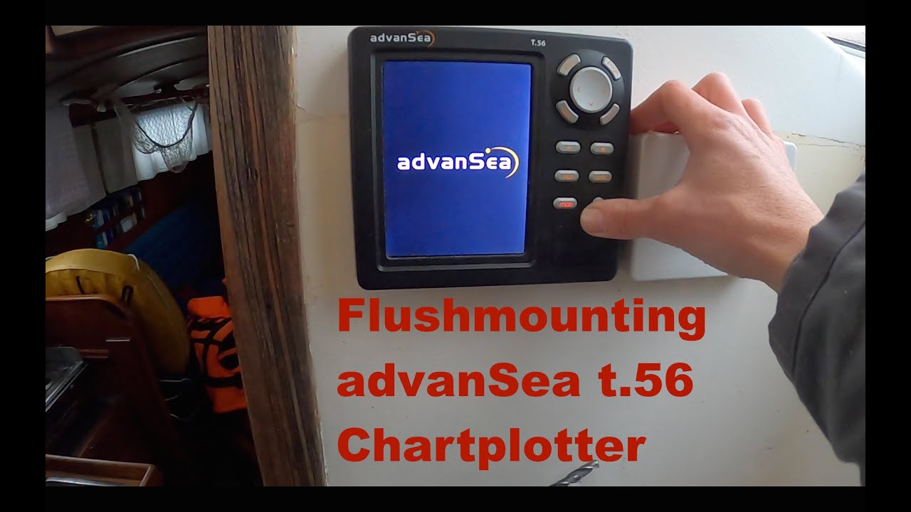 Flushmounting Advansea t.56 Chartplotter