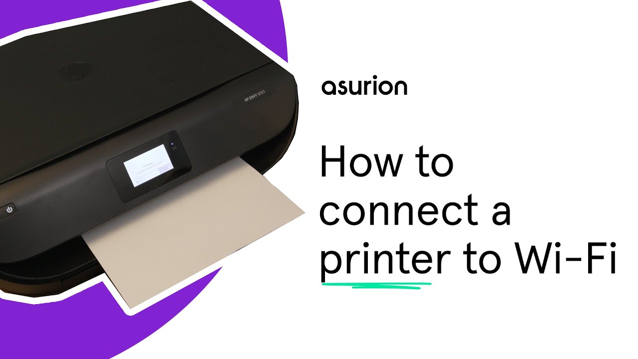 How connect a printer to | Asurion - YouTube