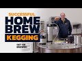 How to keg beer 3 ways  keg conditioning force carbonating  transferring to a keg under pressure