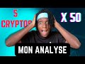 Top 5 potentiels pour ton x50 crypto