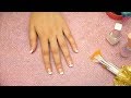 How To Do French Manicure At Home | French Tips | DIY Nail Art - POPxo Beauty