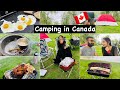 Camping in windsor vlog  from tent setup to morning tea