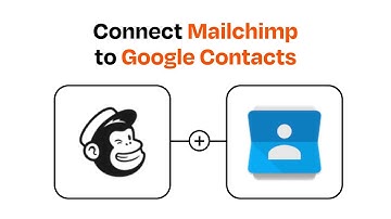 How to Connect Mailchimp to Google Contacts - Easy Integration