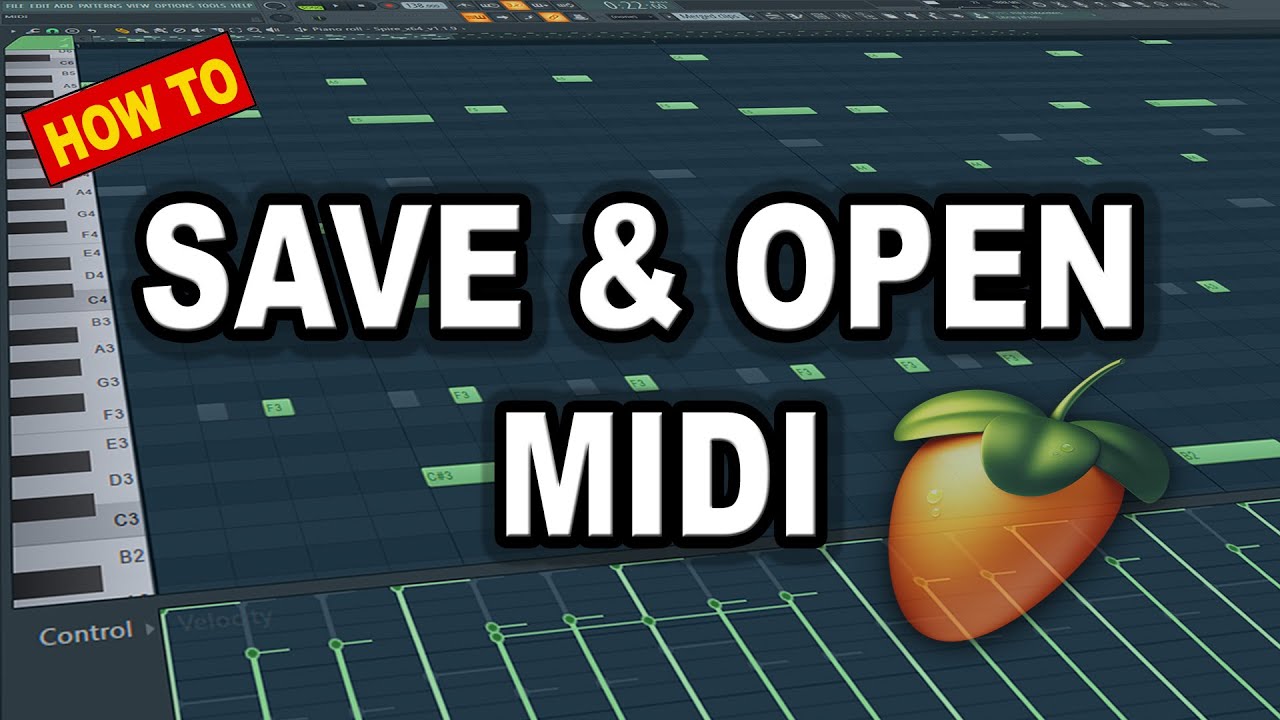 how to import midi files into fl studio