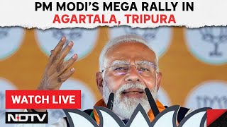 PM Modi Tripura Visit Live | PM Modi Speech Live In Agartala, Tripura | Lok Sabha Elections 2024