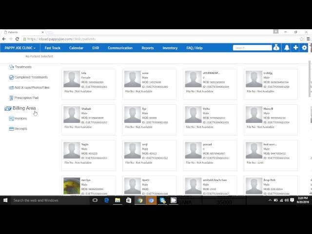 Pappyjoe Clinic Management software Demo in malayalam