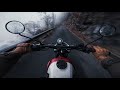 Chasing the Morning Mist on a Cold Mountain Road