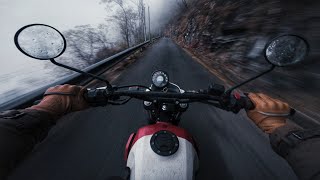 Chasing the Morning Mist on a Cold Mountain Road