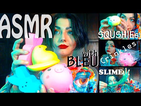 💙ASMR byBLEU💙 🐇🐥sQuSh TOYS & SLIME🪀🐷🐱40Minutes⏳🎧🎤🎙