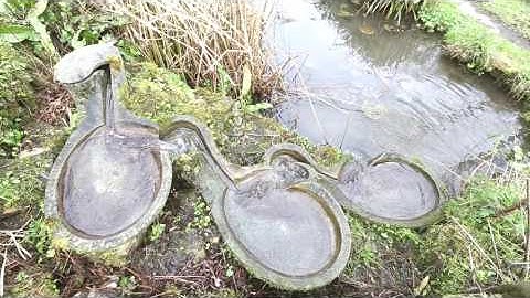 A Large Ovella Flowform Cascade. Rhythmic flow.