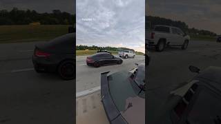 Yall Want Whole Video🤔👀🏊🏾♂️ #HoodInAVette #c8 #corvette #mercedes #amg #shorts