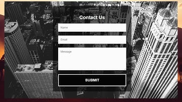 Create Working Classic Animated Contact Form By Using HTML & CSS - Contact Form Design -  Form (2)
