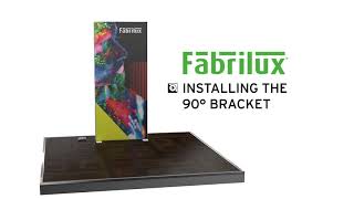 FABRILUX® LED Lightbox 90 Degree Linking Bracket Assembly Video | Modular Exhibition Lightboxes