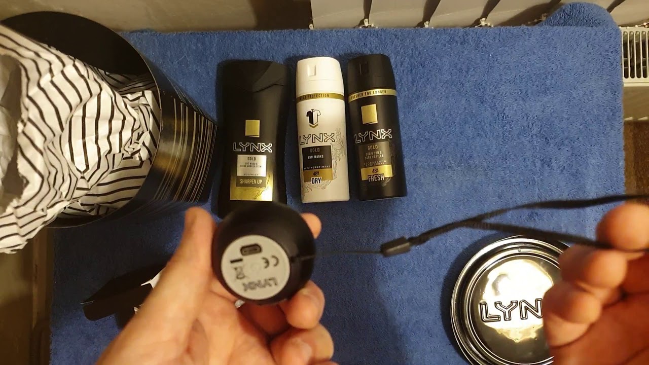 Lynx gift set with bluetooth speaker YouTube