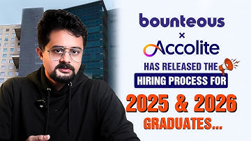 Bounteous Accolite MASS Hiring for 2025 & 2026 Graduates | Eligibility, Exam, Salary Details