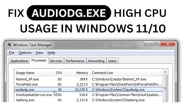 Fix audiodg.exe High CPU Usage in Windows 11/10