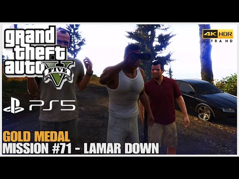 GTA 5 PS5 Remastered Mission 71 Lamar Down Gold Medal 4K HDR 