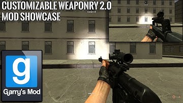 (Gmod) Customizable Weaponry 2.0 Weapon Pack Mod Showcase