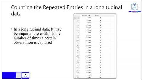 Counting Repeated Entries Using Stata