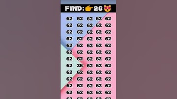 Find 👉 26 odd number puzzle math reasoning puzzle iq test math reasoning puzzle#mathematicspuzzles