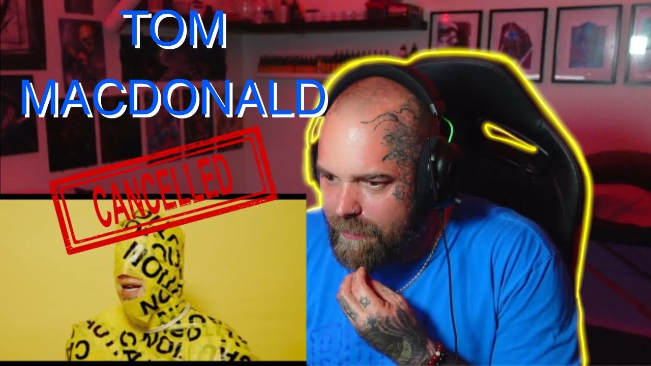 CANCELLED TOM MACDONALD // Tattoo Artist Reacts YouTube
