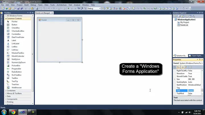 Visual studio 2011 tutorial - Copy, Paste & Cut. (Visual Basic)