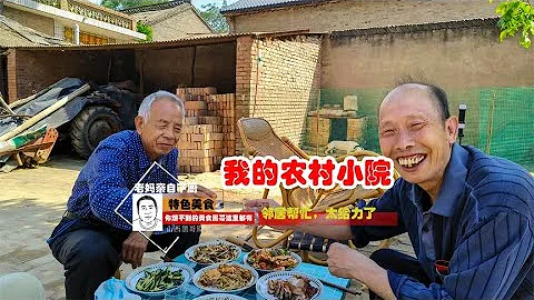 邻居大伯上小院帮忙修整菜地，黑哥的小菜园指日可待！ - 天天要闻