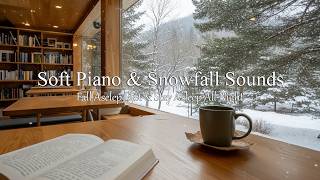 Study music - soft piano with snowfall sounds for total relaxation #pianomusic screenshot 3