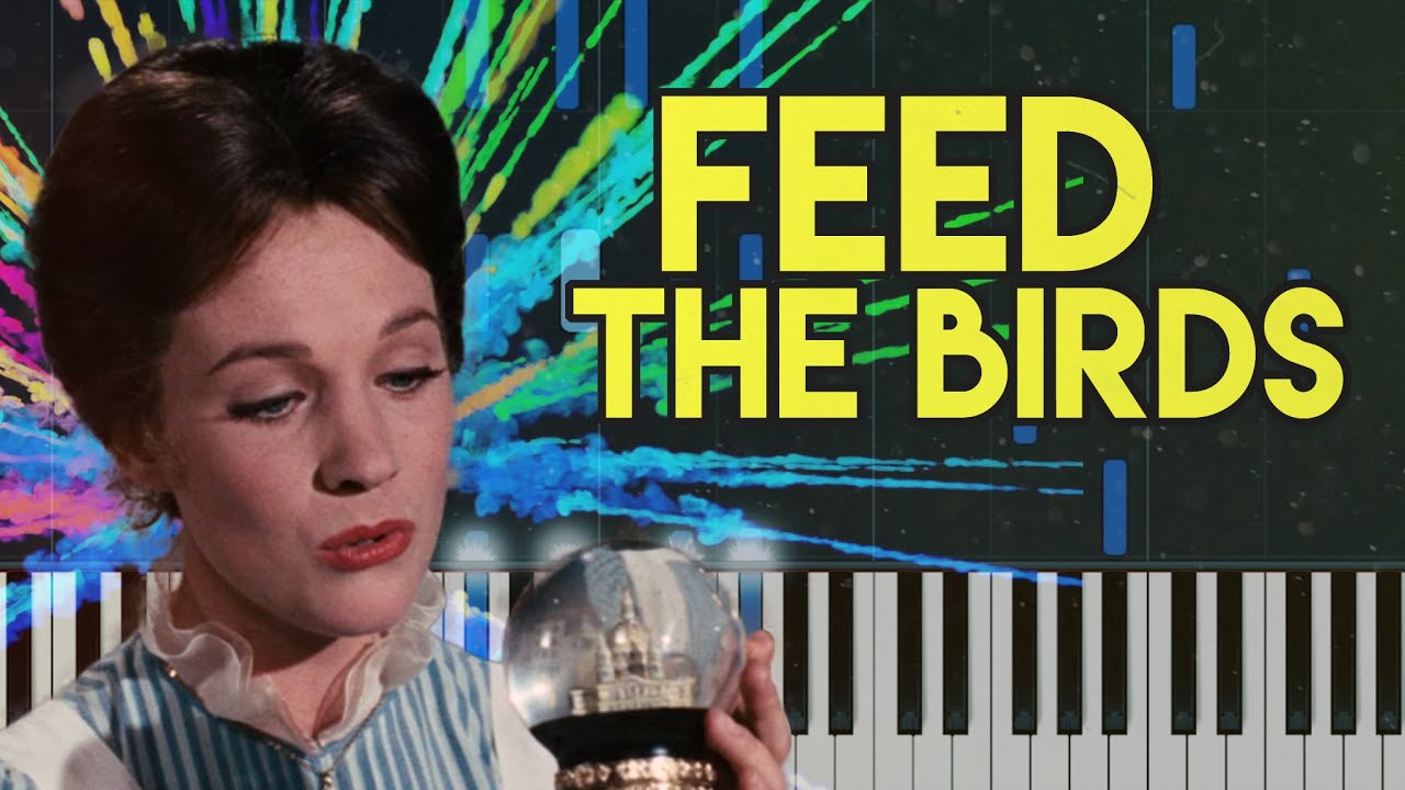 Mary Poppins Feed The Birds Piano Tutorial (Instrumental Orchestra