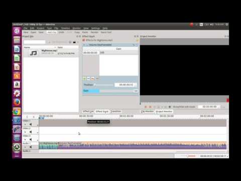 Kdenlive Keyframable Audio Adjustment