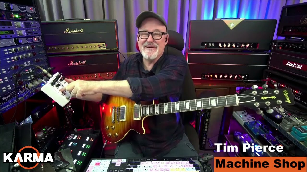 Watch Tim Pierce talks about the Karma Machine Shop on YouTube Watch Tim Pierce talks about the Karma Machine Shop on YouTube