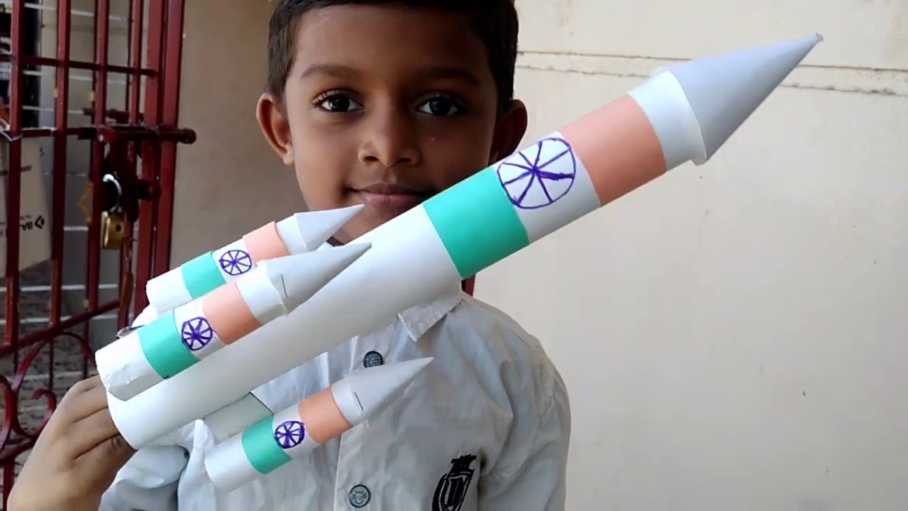 How To Make Rocket Model With Chart Paper