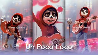 Un Poco Loco | Coco Edit | HD WhatsApp Status | @aiseditz | #animation | #shorts Resimi