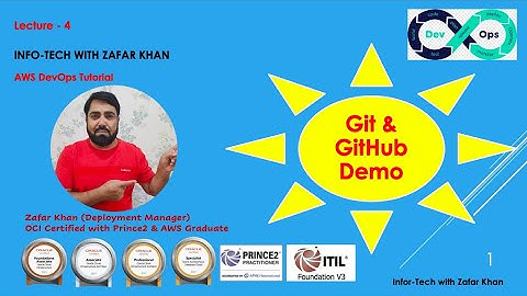 Git and GitHub Demo (LAB) using AWS