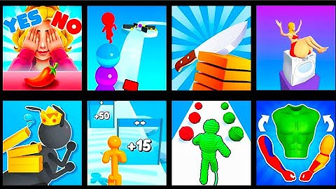 tall Man Run, Rope Man Run, Stack Rider, Squeeze girl, Tiny Run, Mashup Run, slice it all,Yes or no