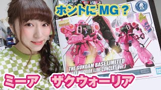 これは本当にMGなの?ミーアのザクウォーリアを組み立てます。