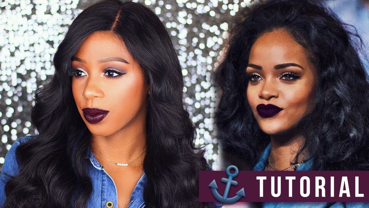 Top Rihanna Red Lipstick Makeup Tutorial Terbaik Hitsmakeup