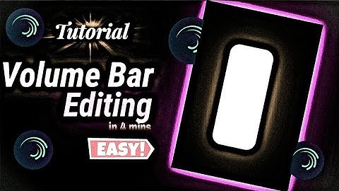 How To Make Volume Bar In Alight motion Very easy || Top editz 420 ||