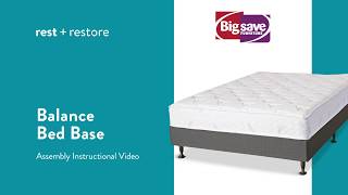 Rest + Restore Balance Bed Base | Assembly Instructional Video