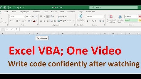 Learn Excel VBA, One Video; feel confident; beginners; Urdu/Hindi