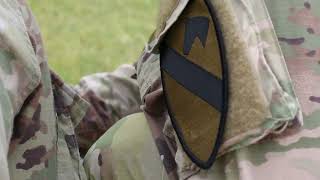 Soldiers with 3rd Battalion, 8th Cavalry Regiment, “WARHORSE,” zero and qualify on their weapons