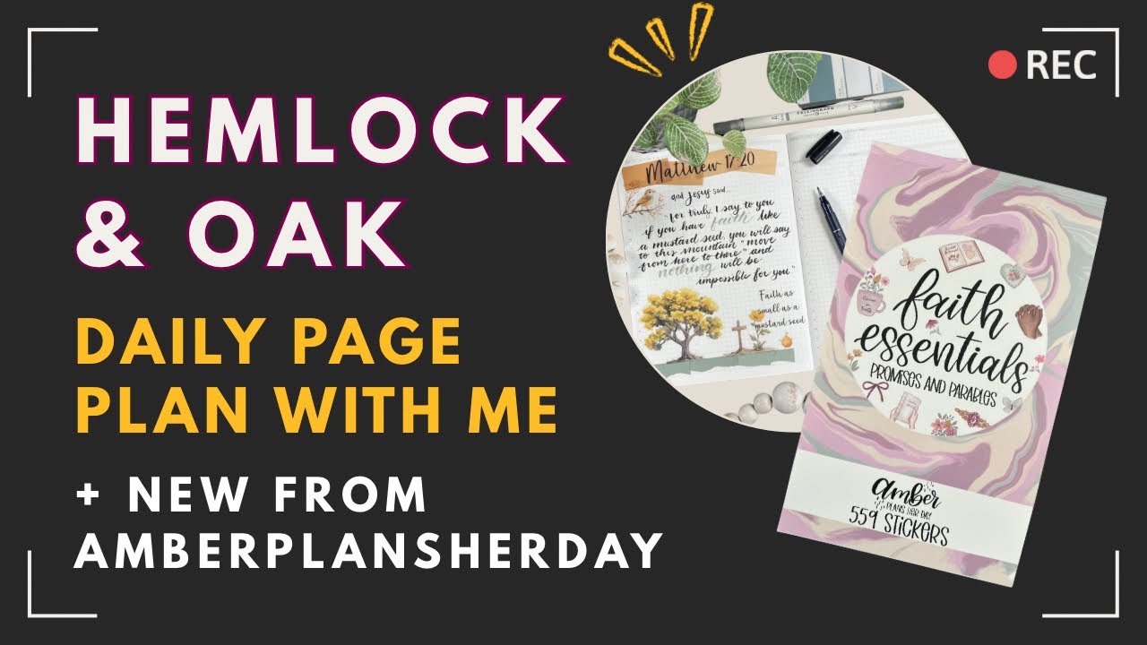 Changing things up! New Faith Stickerbook and Daily Page Set-up