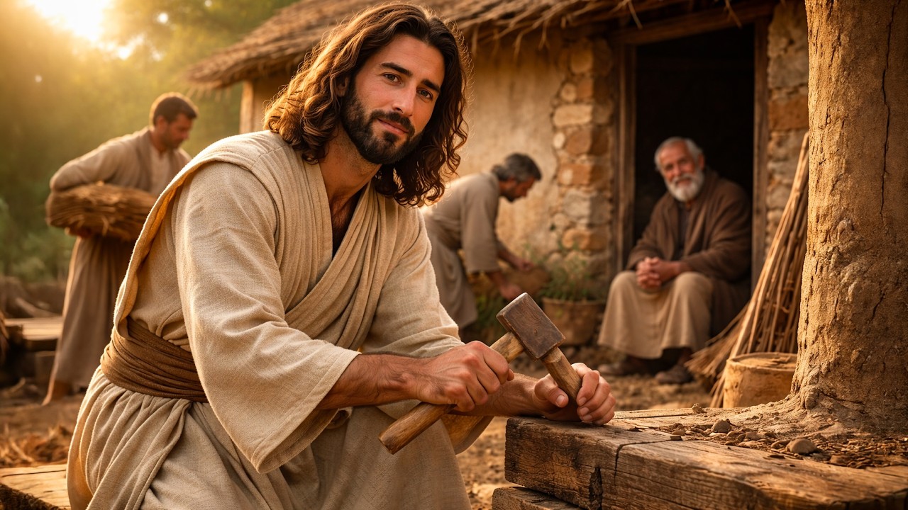 Jesus Builds a House for the Elderly | Miracle of Compassion (ASMR) | AI Christian Tribute