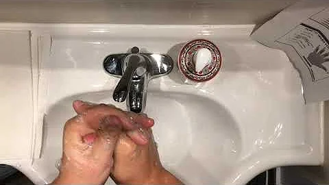 Hand washing by Theresa Reid